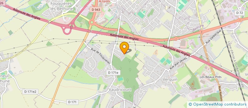 localisation de l'entreprise MONSIEUR MARTIN GREBERT  VAUDRICOURT