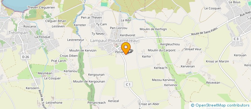 localisation de l'entreprise MONSIEUR MARTIN GRENIER  PLOURIN