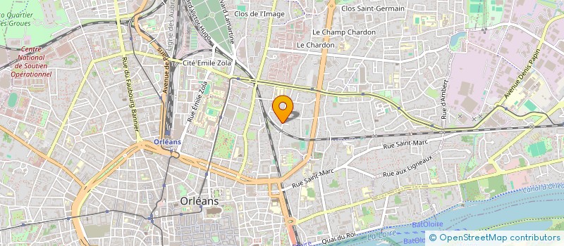 localisation de l'entreprise MONSIEUR MARTIN GUERIN à ORLEANS