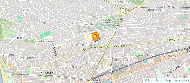 localisation de l'entreprise MONSIEUR MARTIN GUESDON à LE HAVRE