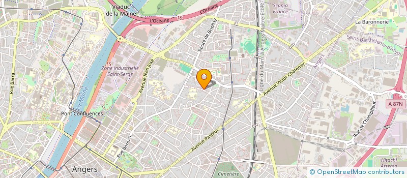 localisation de l'entreprise MONSIEUR MARTIN GUIBERT à ANGERS