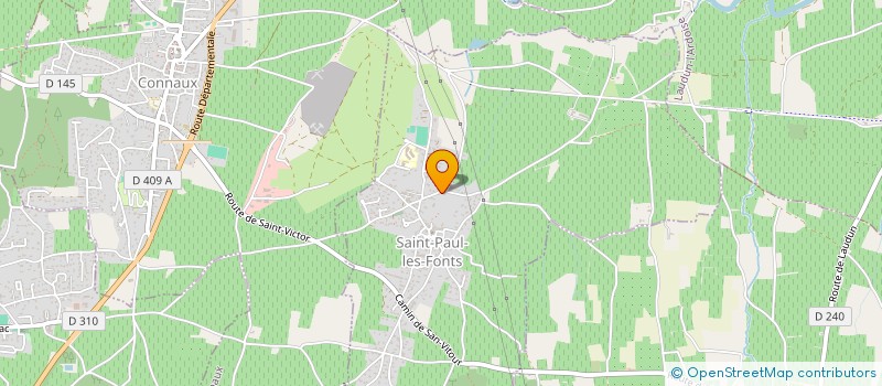 localisation de l'entreprise MONSIEUR MARTIN GUIGUE  SAINT-PAUL-LES-FONTS