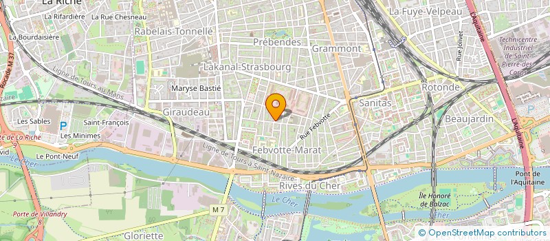 localisation de l'entreprise MONSIEUR MARTIN GUILLON  TOURS