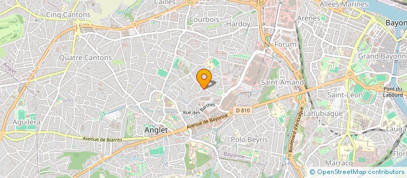 localisation de l'entreprise MONSIEUR MARTIN HARRIAGUE  ANGLET