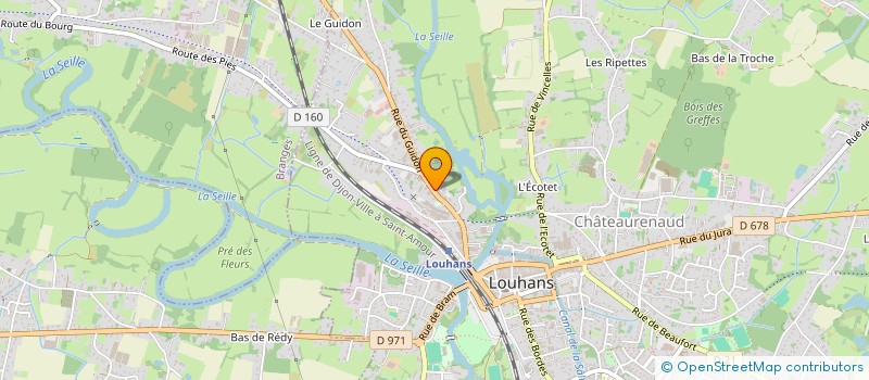 localisation de l'entreprise MONSIEUR MARTIN HARTMANN à LOUHANS