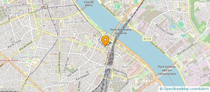 localisation de l'entreprise MONSIEUR MARTIN HAU à BORDEAUX