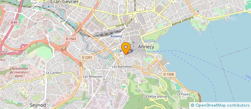 localisation de l'entreprise MONSIEUR MARTIN HECQUET à ANNECY