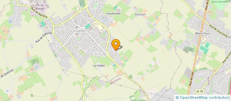 localisation de l'entreprise MONSIEUR MARTIN HEDOUIN à LINSELLES