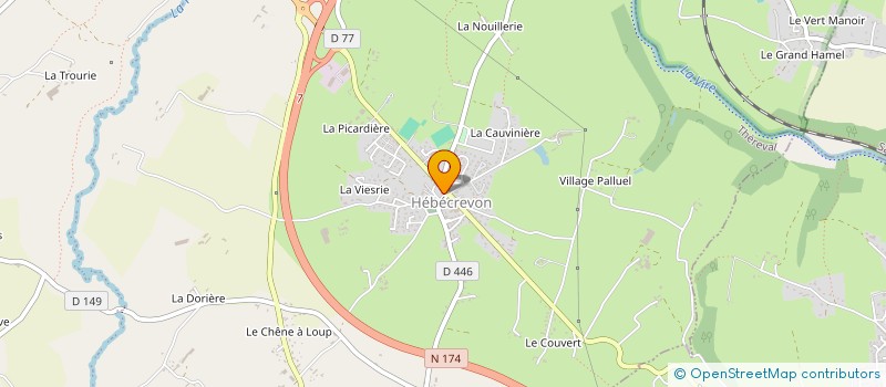 localisation de l'entreprise MONSIEUR MARTIN HELLEGOUARCH  THEREVAL