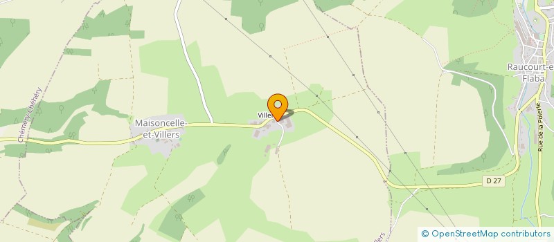 localisation de l'entreprise MONSIEUR MARTIN HENRIET  MAISONCELLE-ET-VILLERS