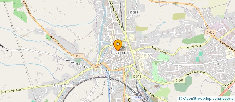 localisation de l'entreprise MONSIEUR MARTIN HEULIN à LISIEUX