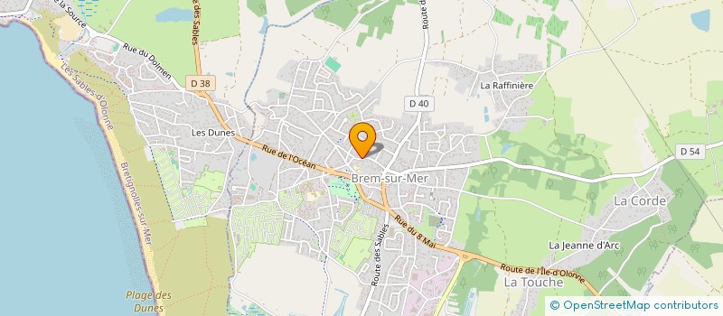 localisation de l'entreprise MONSIEUR MARTIN HOUVET à BREM-SUR-MER
