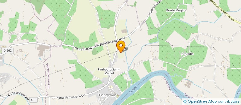 localisation de l'entreprise MONSIEUR MARTIN HOWARD  FONGRAVE