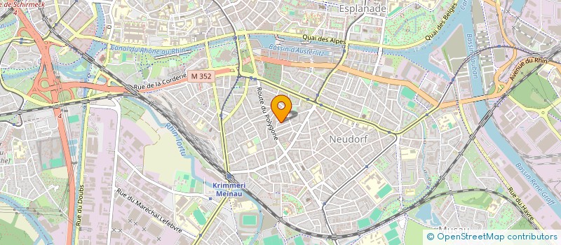 localisation de l'entreprise MONSIEUR MARTIN HUPFEL à STRASBOURG