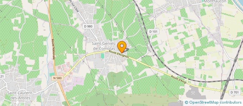 localisation de l'entreprise MONSIEUR MARTIN HURTIK  SAINT-GENIES-DE-COMOLAS