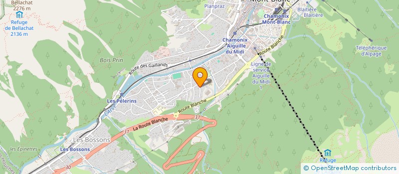 localisation de l'entreprise MONSIEUR MARTIN IGNACIO ETCHEGOYEN  CHAMONIX-MONT-BLANC