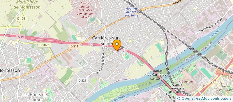 localisation de l'entreprise MONSIEUR MARTIN ISPHORDING  CARRIERES-SUR-SEINE