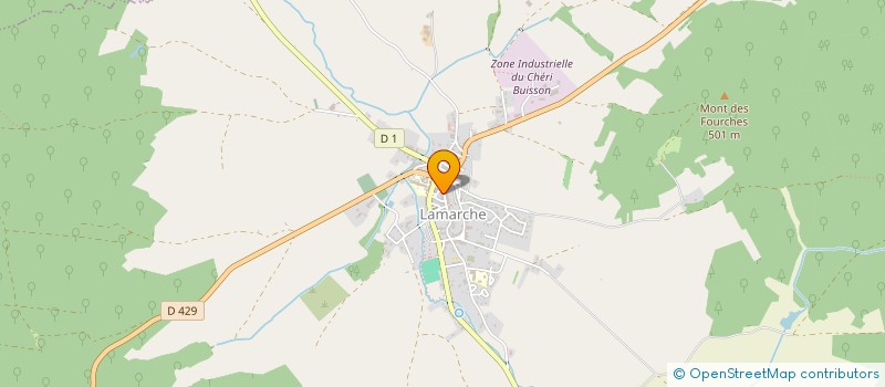 localisation de l'entreprise MONSIEUR MARTIN JEAN LOUIS JOLY  LAMARCHE