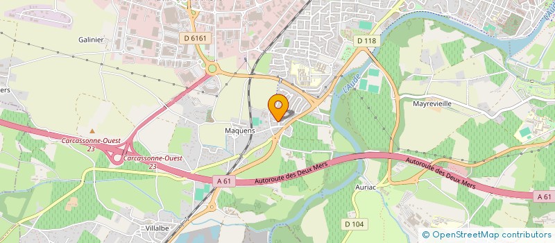 localisation de l'entreprise MONSIEUR MARTIN JEANNOU  CARCASSONNE