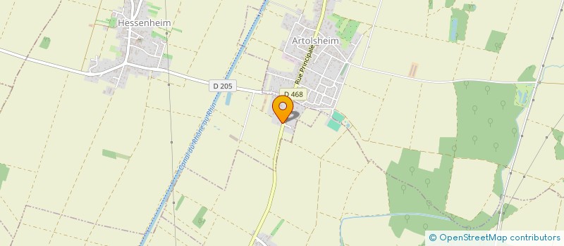 localisation de l'entreprise MONSIEUR MARTIN JEHL  ELSENHEIM