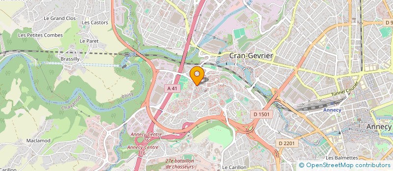 localisation de l'entreprise MONSIEUR MARTIN JOEL  ANNECY