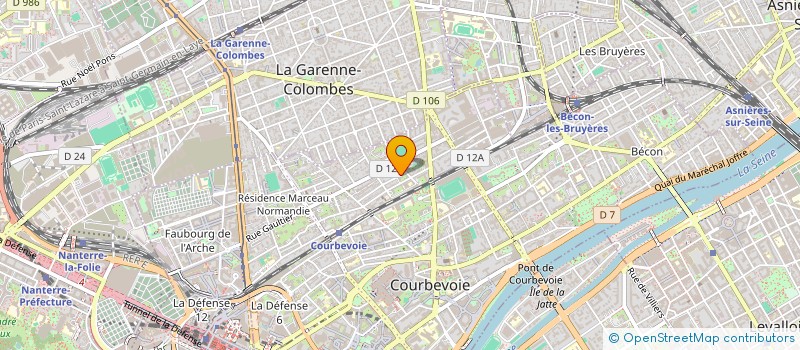 localisation de l'entreprise MONSIEUR MARTIN JOHNSON à COURBEVOIE