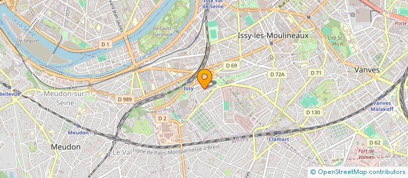 localisation de l'entreprise MONSIEUR MARTIN JOUBERT à ISSY-LES-MOULINEAUX
