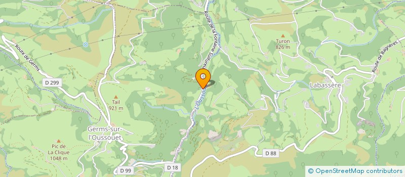 localisation de l'entreprise MONSIEUR MARTIN JOUILLAT  GERMS-SUR-L'OUSSOUET