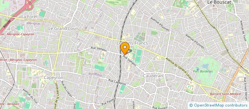 localisation de l'entreprise MONSIEUR MARTIN JUNIOR NDONGO  BORDEAUX