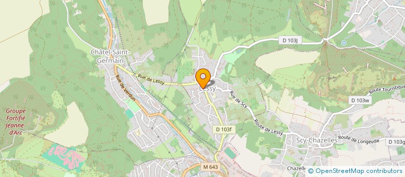 localisation de l'entreprise MONSIEUR MARTIN KIEFFER  LESSY