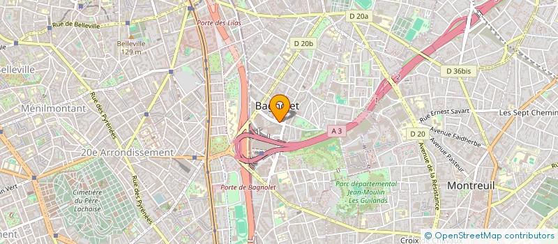 localisation de l'entreprise MONSIEUR MARTIN KIENE à BAGNOLET