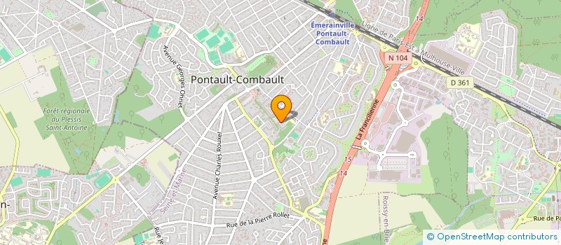 localisation de l'entreprise MONSIEUR MARTIN KISSANGOU-KIDZIMOU à PONTAULT-COMBAULT