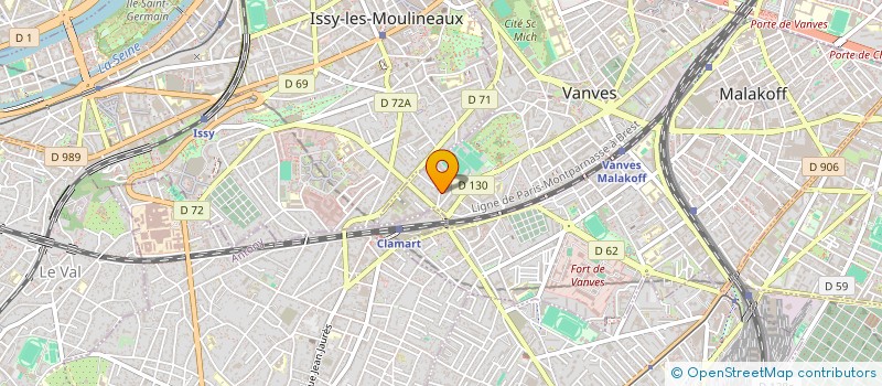 localisation de l'entreprise MONSIEUR MARTIN KOBILINSKY  VANVES