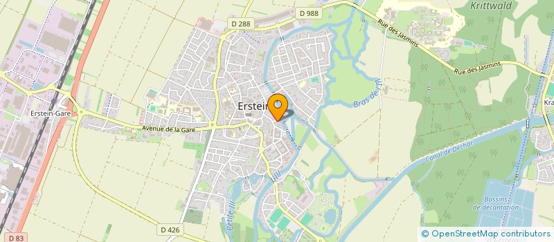 localisation de l'entreprise MONSIEUR MARTIN KOPP  ERSTEIN