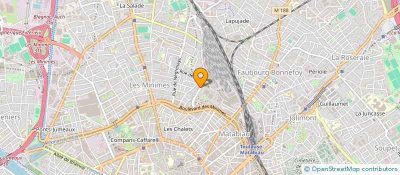 localisation de l'entreprise MONSIEUR MARTIN LABBE  TOULOUSE