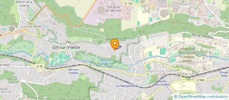 localisation de l'entreprise MONSIEUR MARTIN LAGAGE  GIF-SUR-YVETTE