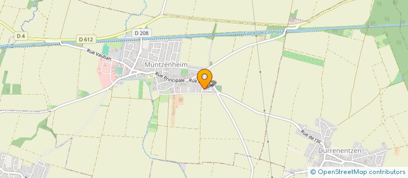 localisation de l'entreprise MONSIEUR MARTIN LAMIELLE  MUNTZENHEIM