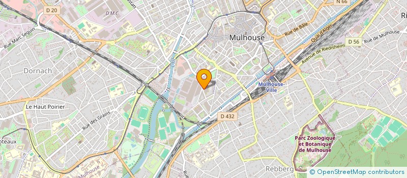 localisation de l'entreprise MONSIEUR MARTIN LANGER  MULHOUSE