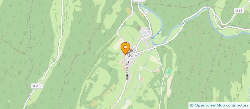 localisation de l'entreprise MONSIEUR MARTIN LAPORTE  MYON
