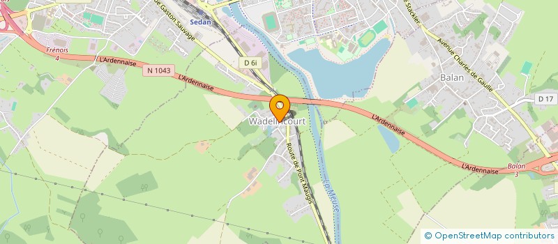 localisation de l'entreprise MONSIEUR MARTIN LASIK  WADELINCOURT