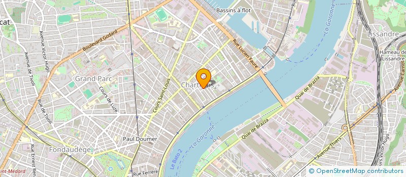 localisation de l'entreprise MONSIEUR MARTIN LASSAGNE  BORDEAUX