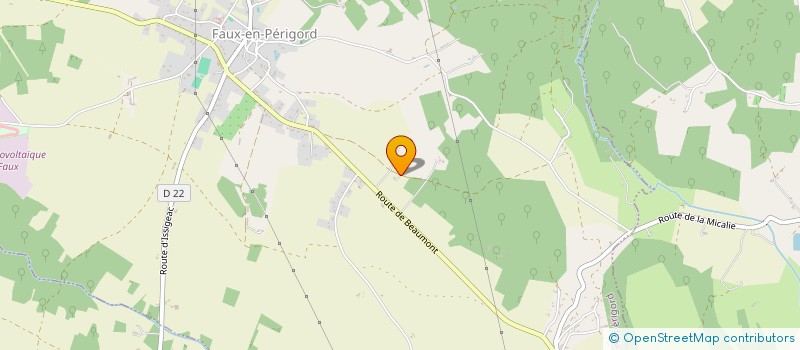 localisation de l'entreprise MONSIEUR MARTIN LASSERRE  FAUX