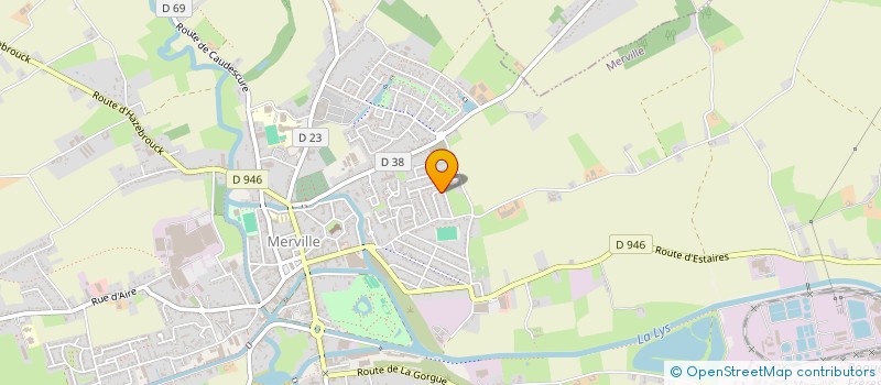 localisation de l'entreprise MONSIEUR MARTIN LAURENT  MERVILLE