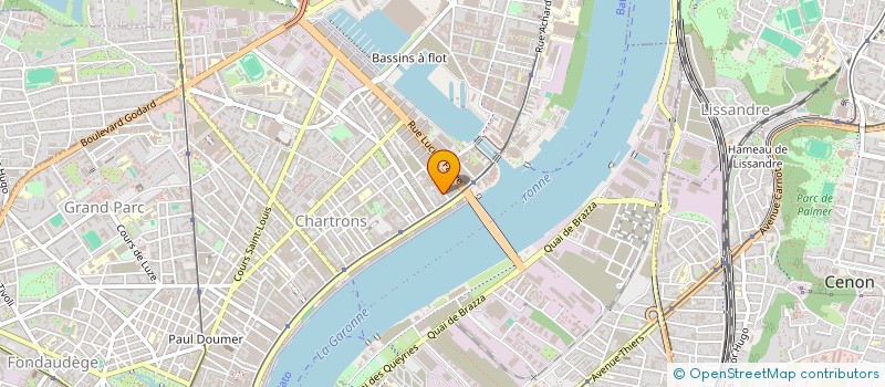 localisation de l'entreprise MONSIEUR MARTIN LAVERGNE à BORDEAUX