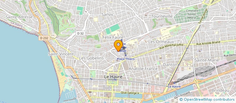 localisation de l'entreprise MONSIEUR MARTIN LAWMAN  LE HAVRE