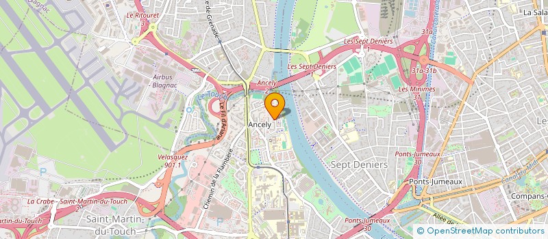 localisation de l'entreprise MONSIEUR MARTIN LE BON DE LAPOINTE  TOULOUSE