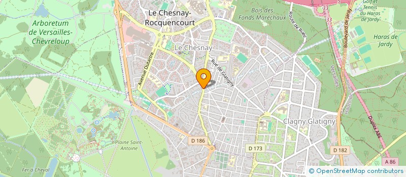 localisation de l'entreprise MONSIEUR MARTIN LE BOUCHER D'HEROUVILLE  LE CHESNAY-ROCQUENCOURT