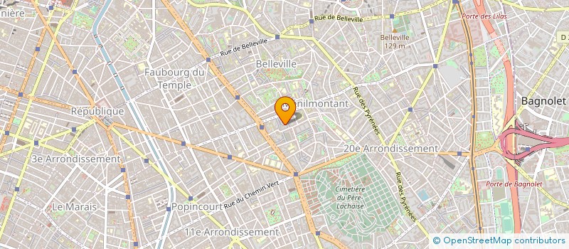 localisation de l'entreprise MONSIEUR MARTIN LE CLAIR  PARIS