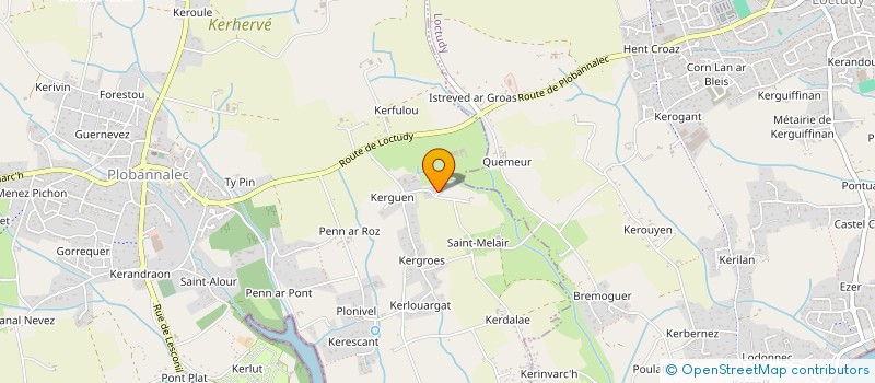 localisation de l'entreprise MONSIEUR MARTIN LE DU  PLOBANNALEC-LESCONIL
