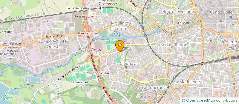 localisation de l'entreprise MONSIEUR MARTIN LE GALL  RENNES